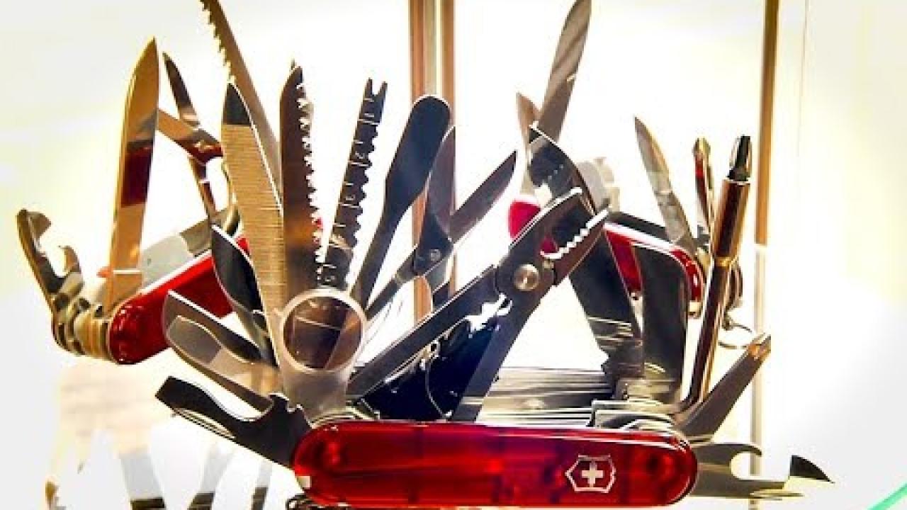 Embedded thumbnail for How a Swiss Army Knife is Made: A Fun Look Inside + Funny Cat Fails Compilation