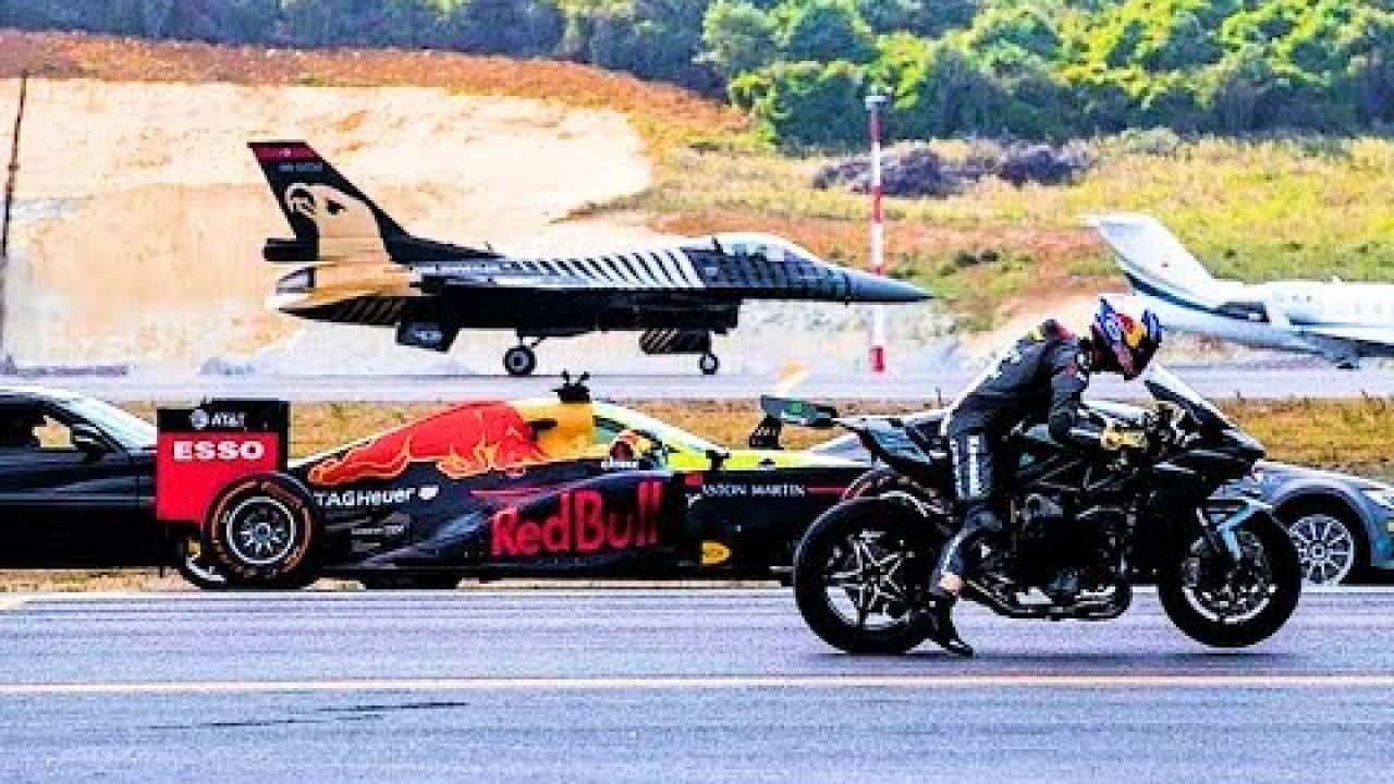 Embedded thumbnail for F16 vs Kawasaki Ninja H2R vs F1: Sfida Imperdibile ✪ Stern DuTube | Highlights di animali carini